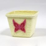 VASO RED.CREME C/ACESSORIO ROSA