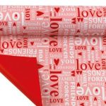 CELOFANE LOVE 80CMX40MTS COR:VERMELHO