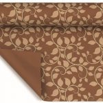 CELOFANE FOLHAS 80CMX40MTS COR:CASTANHO