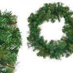 COROA VERDE DECORAÇAO NATAL 60CM