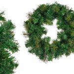 COROA VERDE DECORAÇAO NATAL 45CM