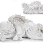 FIGURA DE ANJO RESIANA DEITADO 4,3X8,8X5,5CM