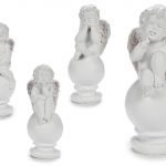 ANJO RESINA LISO BOLA 160GR BRANCO 15CM ALT.