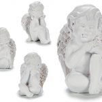 FIGURA DE ANJO RESINA 4,3X8,8X5,5CM