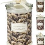 VELA PERFUMADA FRASCO VIDRO 14CM