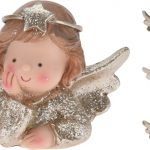 FIGURA ANJO MENINA 6CM OURO