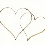 CORACAO DUPLO METAL OURO 61X5,10 H43