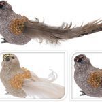 PASSARO C/CLIP 23CM COR:NATURAL