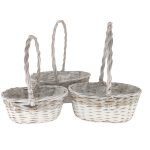 CONJ.3 CESTAS C.39XL.31,5X46ALT. COR:BRANCA