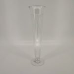 JARRON CRISTAL 13X13X50 TRANSPARENTE