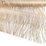 ROLO ORGANZA 30CMX5MTS COR:OURO
