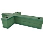 CRUZ BASE PLASTICO 50CM PACK2