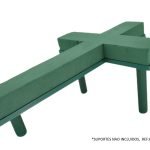 CRUZ BASE PLASTICO 50CM PACK2