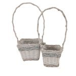 CONJ.2 CESTAS COR:BRANCO C.23XL.20X52CM ALT