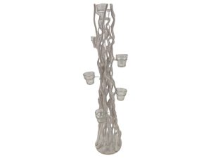 HASTE C/PAUS + VIDRO PARA VELAS 90CM