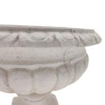 JARRAO COPA RESINA COR:CREME DIA.34X29CM ALT.