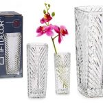 JARRA VIDRO QUADRA. 6,4X6,4X15CM