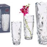 JARRA VIDRO "DIAMANTE" 12X12X24,5CM