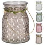 VASO VIDRO C/ASA METAL