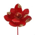 ARTIFICIAL- MAGNOLIA VELUDO COR:VERMELHO