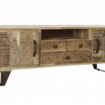 MOVEL TV MANGA METAL 150X40X52,5 NATURAL