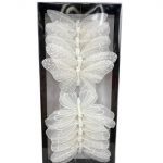 CAIXA BORBOLETA BRANCAS 12UNID