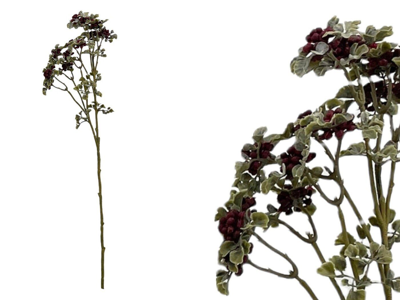 012690.18 ARTIFICIAL- HASTE MINI BOLAS COR:BORDO - Image 1