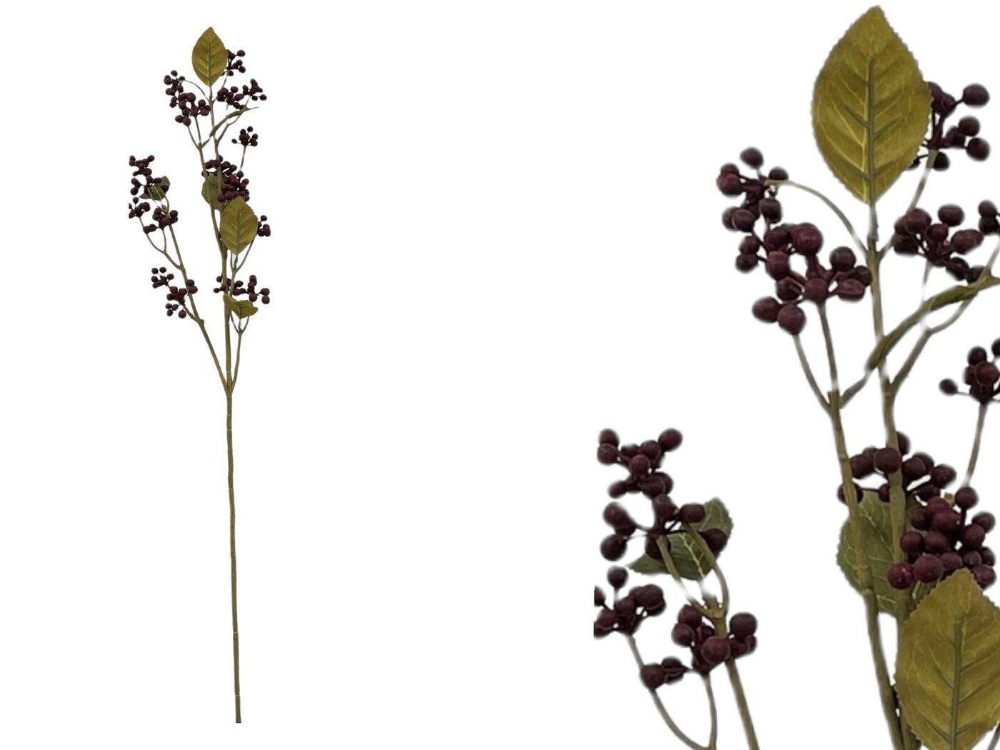012691.18 ARTIFICAL- BERRY COR:BORDO - Image 1