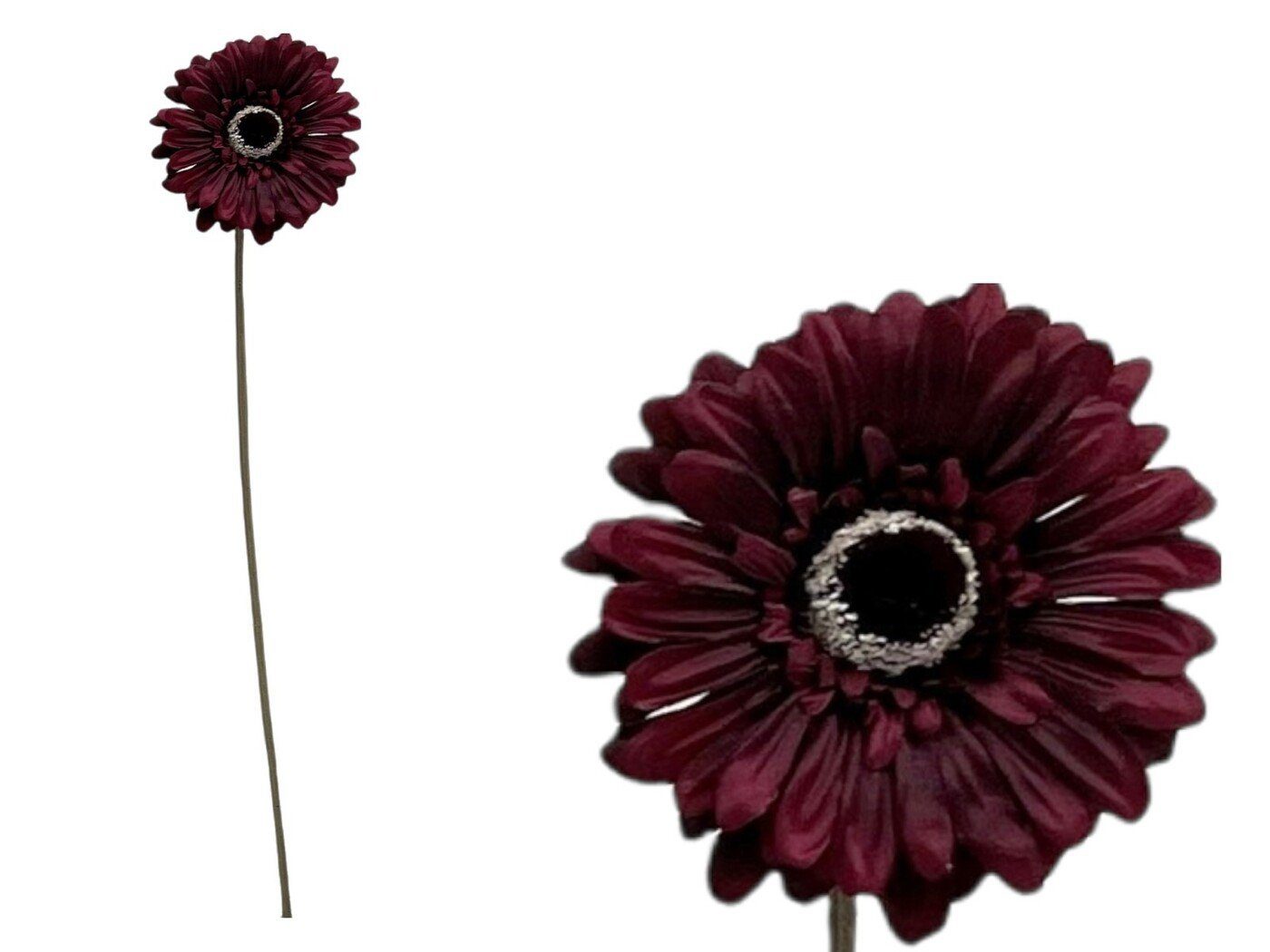 012693.18 ARTIFICIAL- PE GERBERA COR:BORDO - Image 1