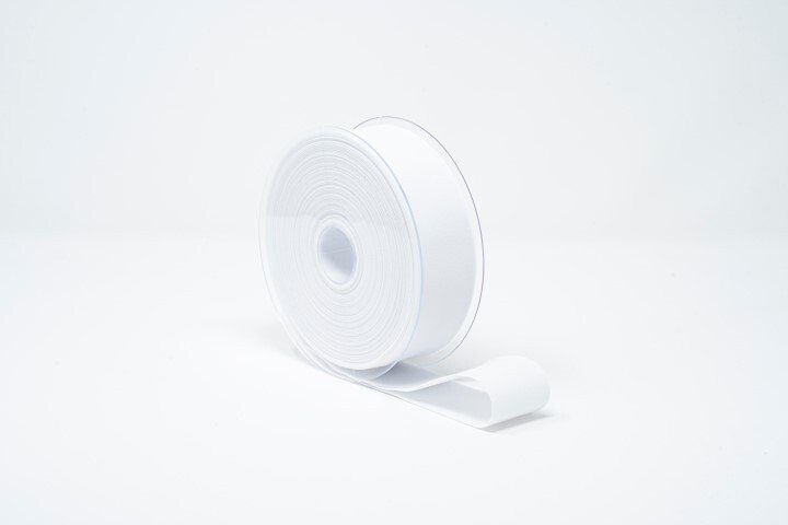 391UNO00398 FITA VELUDO 4CMX15MTS COR:BRANCO - Image 1