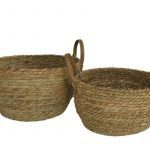 CONJ.2 CESTOS C/ASAS COR:NATURAL