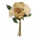 ATADO PEONIA+HORTENSIAS X7 31CM COR:OCRE