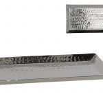 PRATO DECORATIVO 33X20X2CM ALUMINIO