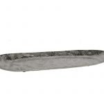 BANDEJA DECORATIVA 49X16X2,5CM -ALUMINIO