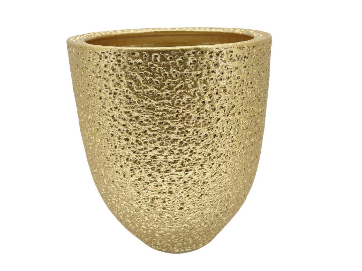 F84.000082.2 CERAMICA- VASO 30DIA.X40CM ALT. COR:OURO - Image 1
