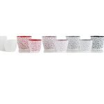 VASO PLASTICO "VERO" 17CM COR: ROSA