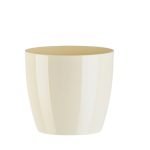 VASO PLASTICO "AGA" DIA.18X16ALT. CM COR:CREME