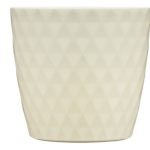 VASO PLASTICO "CRISTAL" 12CM COR: CREME