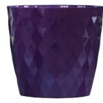 VASO PLASTICO "CRISTAL" DIA.30X28ALT. CM COR:BERINGELA