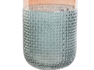 JARRAO VIDRO 15,5X15,5X30,5 BICOLOR