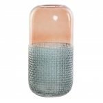 JARRAO VIDRO 15,5X15,5X30,5 BICOLOR