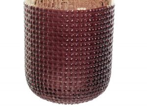 JARRAO VIDRO 15,5X15,5X30,5 BICOLOR
