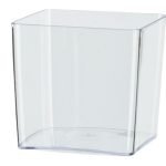 CUBO PLASTICO 11X10.5ALT. CM COR:TRANSPARENTE