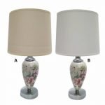 CANDEEIRO DE MESA CERÂMICA 22X22X44 P SSARO 2 MOD.