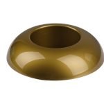 BASE PLASTICO "OKRAGLA" DIA.12X6ALT. CM COR:OURO