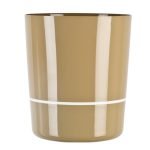 VASO PLASTICO "OLI" DIA.25X29.3ALT. CM COR:BEJE
