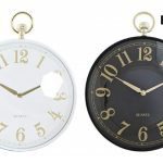 RELOGIO PAREDE FERRO VIDRO 31,5X5X39 2 MOD.