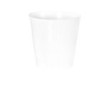 VASO PLASTICO "SIMPLE" DIA.13X13ALT. CM COR:BRANCO