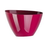 FLOREIRA PLASTICO "TROJKAT" DIA.23X15ALT.CM COR:AMARANTO