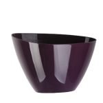 FLOREIRA PLASTICO "TROJKAT" DIA.23X15ALT.CM COR:BERINGELA